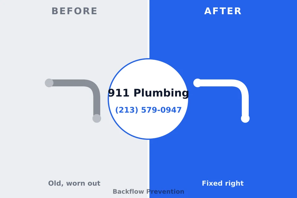 Before and after: plumbing repair Williamsport, OH